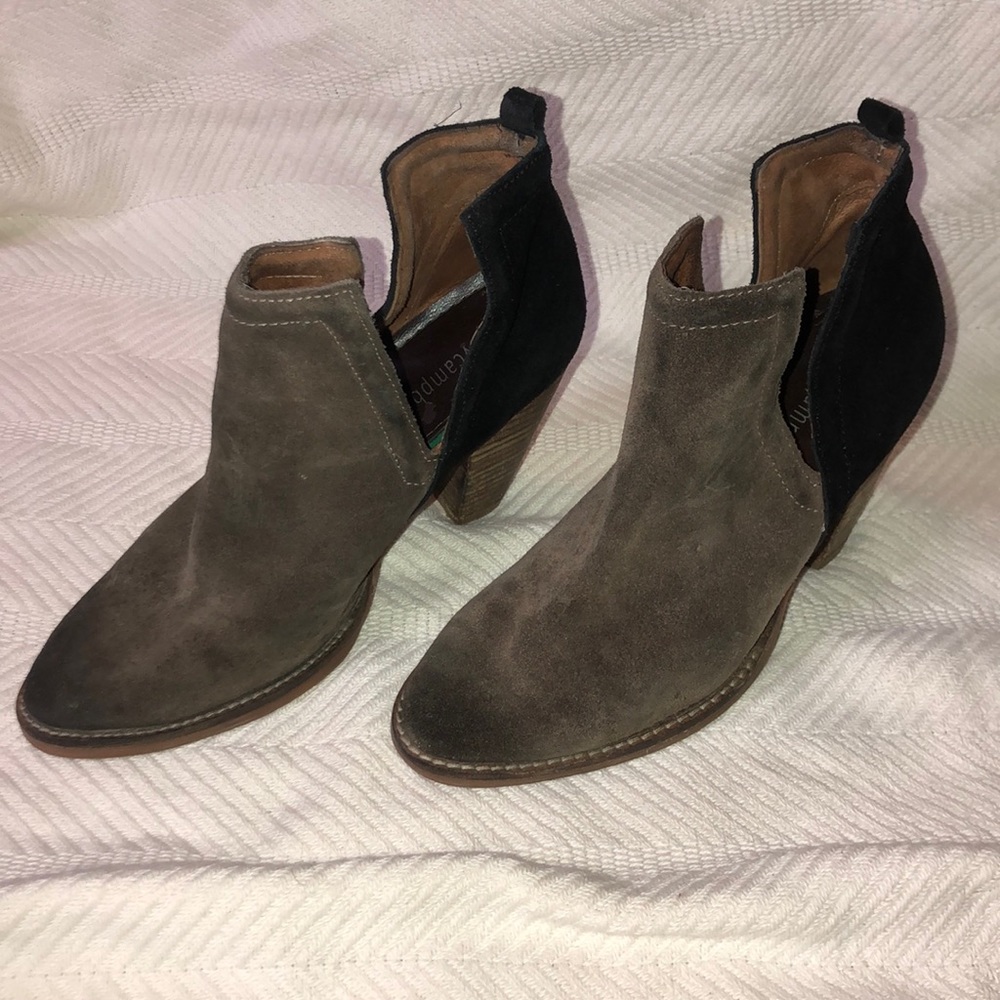 Jeffrey Campbell Black Gray Booties